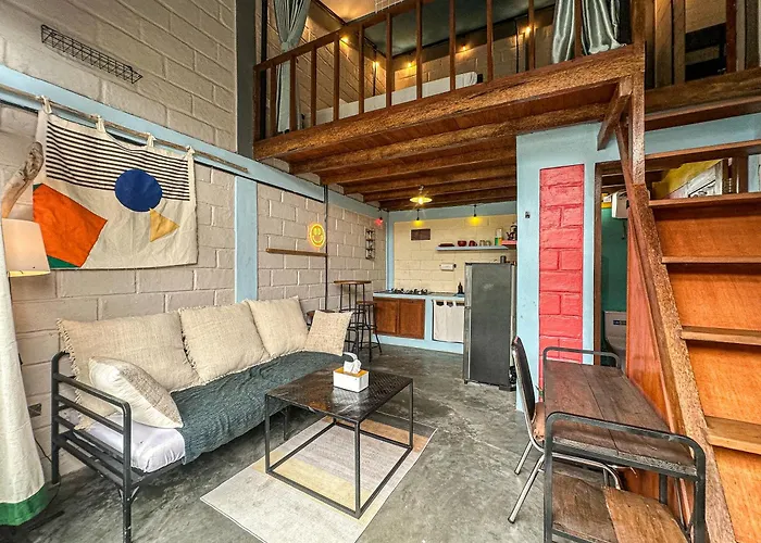 1br Mezzanine Loft With Shared Pool, Fitness And Private Kitchen In Appartamento